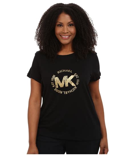 michael kors black silver studs top|michael kors t shirt.